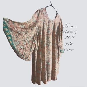 Sold Floral Women's Top by Karma Highway - Multicolor